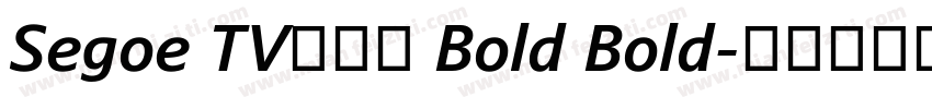Segoe TV兰亭黑 Bold Bold字体转换